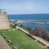 Výhled na přístav z Castell de Montjuïc