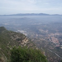 Výhled z Montserratu