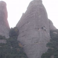 Skalní útvary na hoře Montserrat