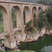 Viadukt u Capçanes na železniční trati Tarragona - Móra la Nova