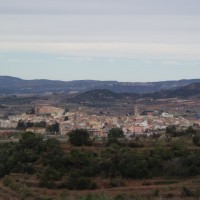 Výhled na Falset, hlavní město Prioratu