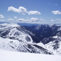 Pyreneje v Andoře na konci března